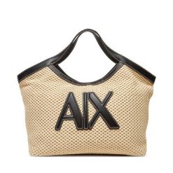 Torebka Armani Exchange. Brązowe torebki klasyczne Armani Exchange, bez wzorów, bez dodatków. Za 599.99 zł.