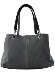 ORE10 Skórzana torebka w kolorze szarym - 32 x 20 x 14 cm rozmiar: onesize. Szare torebki klasyczne ORE10, bez wzorów, z materiału, bez dodatków. Za 105.38 zł.