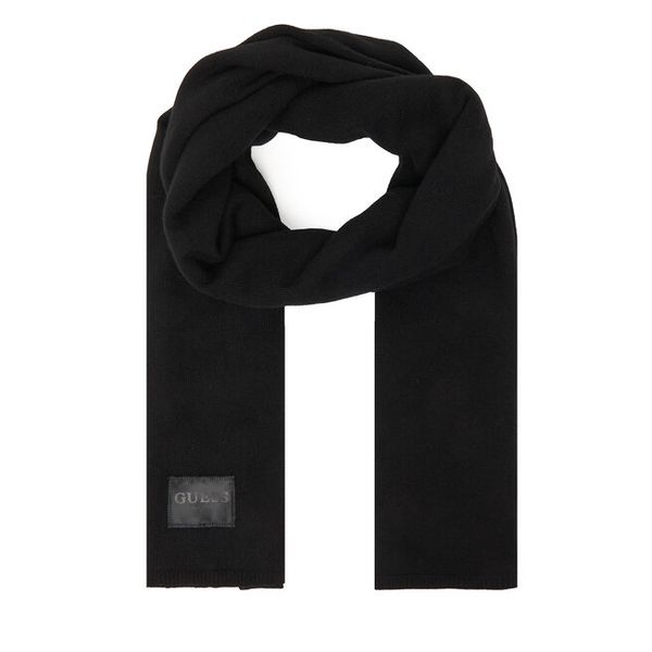 Szalik Guess. Czarne szaliki Guess, z aplikacjami. Za 189.99 zł.