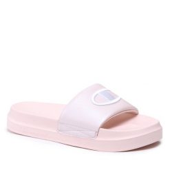 Klapki Champion. Czerwone klapki Champion, bez wzorów, bez obcasa. Za 59.99 zł.