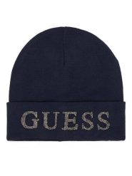 Guess Czapka AW5398 POL01 Granatowy. Niebieskie czapki Guess, z aplikacjami, z wiskozy. Za 154.99 zł.