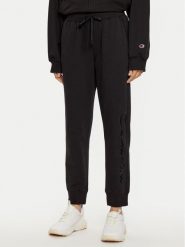 Champion Spodnie dresowe 117584 Czarny Slim Fit. Czarne spodnie dresowe Champion, m, bez wzorów, z bawełny. Za 119.99 zł.