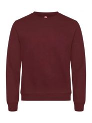Clique Basic Roundneck uniseks bluza z stabilnego materiału – burgundy. Czerwone bluzy CLIQUE, l, bez wzorów, z bawełny, bez kaptura. Za 154.85 zł.
