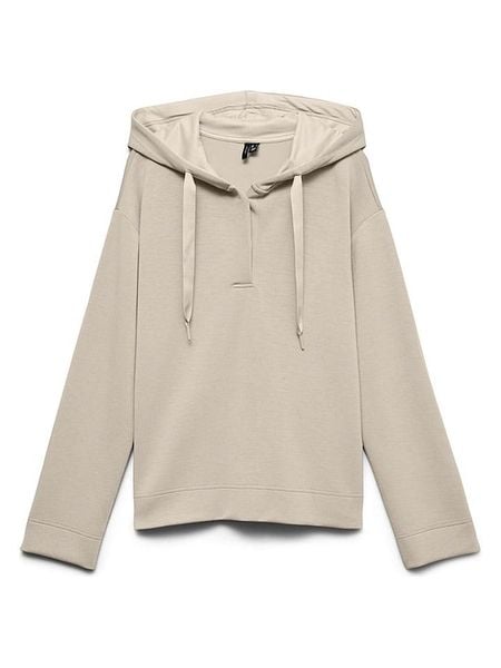 Vero Moda Bluza w kolorze beżowym rozmiar: XS. Brązowe bluzy Vero Moda, xs, bez wzorów, z kapturem. Za 139.95 zł.