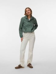 Vero Moda Kurtka przejściowa w kolorze zielonym rozmiar: L. Zielone kurtki Vero Moda, l, bez wzorów, bez kaptura. Za 122.96 zł.