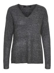 Vero Moda Sweter w kolorze antracytowym rozmiar: XS. Czarne swetry Vero Moda, xs, bez wzorów, bez ramiączek. Za 43.99 zł.