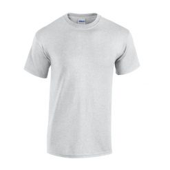 Ciężka Bawełniana Koszulka Unisex Dla Dorosłych. Fioletowe bluzki GILDAN, m, bez wzorów, z bawełny, sportowe, bez kołnierzyka, bez ramiączek. Za 29.99 zł.