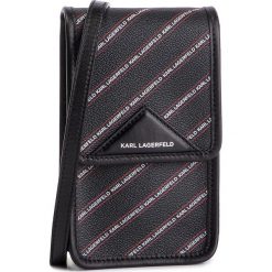 Torebka KARL LAGERFELD - 91KW3075 Black. Czarne listonoszki KARL LAGERFELD, bez wzorów, ze skóry ekologicznej, na ramię, bez dodatków. W wyprzedaży za 369.00 zł.