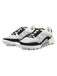 Ecco Sneakersy "Biom 2.1" w kolorze biało-czarnym rozmiar: 37. Białe trampki ecco, bez wzorów, z materiału, bez zapięcia. Za 272.95 zł.