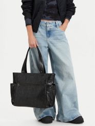G-Star Raw Torebka C-LDA8720 Czarny. Czarne shopper G-Star, bez wzorów, ze skóry, retro, bez dodatków. Za 279.99 zł.