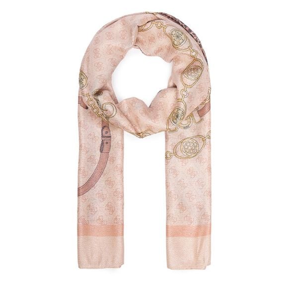 Szal Guess. Czerwone szaliki Guess, z aplikacjami. Za 154.99 zł.