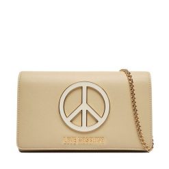 Torebka LOVE MOSCHINO. Białe kopertówki Love Moschino, bez wzorów, bez dodatków. Za 789.99 zł.