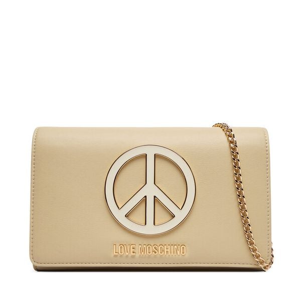 Torebka LOVE MOSCHINO. Białe kopertówki Love Moschino, bez wzorów, bez dodatków. Za 789.99 zł.