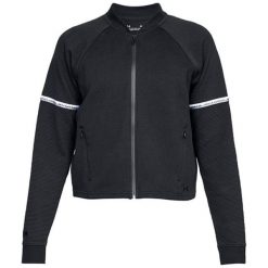 Bluza w kolorze czarnym. Czarne bluzy Under Armour, xs, bez wzorów, bez kaptura. W wyprzedaży za 189.95 zł.