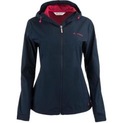 Damska kurtka-wiatrówka Vaude Brunico Blue. Niebieskie kurtki sportowe Vaude, bez wzorów, bez kaptura. Za 376.99 zł.