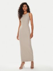 Guess Sukienka codzienna Kim W4YK0J KCDE0 Beżowy Bodycon Fit. Brązowe sukienki Guess, na co dzień, m, z aplikacjami, z syntetyku, bez kołnierzyka, bez ramiączek, bodycon. Za 289.99 zł.