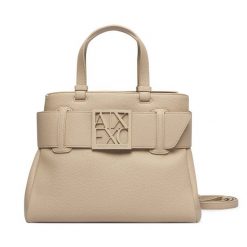 Torebka Armani Exchange. Brązowe torebki klasyczne Armani Exchange, bez wzorów, bez dodatków. Za 729.99 zł.