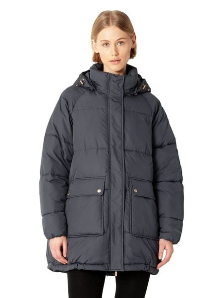 Ilse Jacobsen Płaszcz pikowany w kolorze antracytowym rozmiar: M/L. Czarne płaszcze Ilse Jacobsen, l, bez wzorów, bez kaptura. Za 382.99 zł.