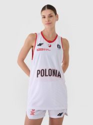 4F Koszulka meczowa replika domowa z sezonu 2024/25 damska 4F x Polonia Warszawa - multikolor L. Koszulki sportowe 4f, bez wzorów, z dzianiny, bez ramiączek, na fitness i siłownię. Za 199.99 zł.