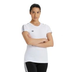 Koszulka damska Arena Team. Białe bluzki Arena, s, bez wzorów, sportowe, bez kołnierzyka, bez ramiączek. Za 184.50 zł.