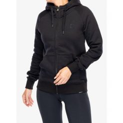 Bluza z kapturem damska Didriksons Ven Full Zip. Czarne bluzy Didriksons, xs, bez wzorów, z kapturem. Za 251.99 zł.