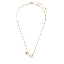 Naszyjnik Coach. Żółte naszyjniki Coach, złote. Za 399.99 zł.