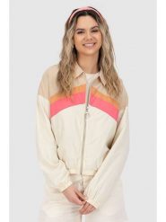 Alife and kickin Kurtka "Rya" w kolorze kremowo-różowym rozmiar: XXL. Brązowe kurtki Alife and Kickin, xxl, bez wzorów, bez kaptura. Za 130.99 zł.