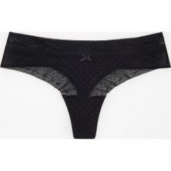 Siateczkowe stringi - Czarny. Stringi Reserved. Za 24.99 zł.