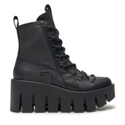 Botki United Nude. Czarne botki United Nude, bez wzorów, bez obcasa, na koturnie, bez zapięcia. Za 1,649.00 zł.