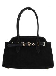 Charm Skórzana torebka w kolorze czarnym - 36 x 20 x 10 cm rozmiar: onesize. Czarne torby na ramię Charm, bez wzorów, z materiału, na ramię, bez dodatków. Za 326.99 zł.