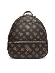 Guess Plecak Manhattan II HWPG71 18320 Brązowy. Brązowe plecaki Guess, z aplikacjami, ze skóry. Za 639.99 zł.