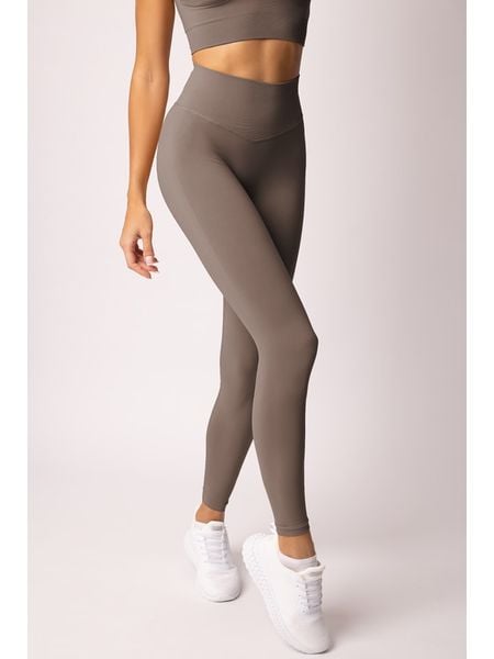 Spaio Legginsy sportowe "Flex 2.0" w kolorze beżowym rozmiar: XS. Brązowe legginsy Spaio, xs, bez wzorów, z materiału, z podwyższonym stanem. Za 143.22 zł.