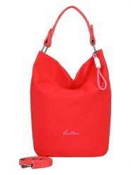 Fritzi aus Preußen Torebka "Hobo Lea" w kolorze czerwonym - 27 x 37 x 17 cm rozmiar: onesize. Czerwone torby na ramię Fritzi aus Preußen, bez wzorów, z materiału, na ramię, bez dodatków. Za 176.50 zł.