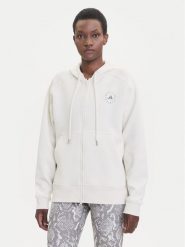 Adidas by Stella McCartney Bluza JX6769 Beżowy Loose Fit. Brązowe bluzy adidas by Stella McCartney, xl, bez wzorów, z bawełny, bez kaptura. Za 649.99 zł.