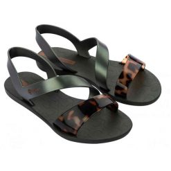 Sandały damskie Ipanema Vibe. Zielone sandały Ipanema, bez wzorów, sportowe, bez obcasa, bez zapięcia. Za 159.99 zł.