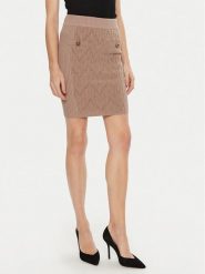 Marciano Guess Spódnica ołówkowa Hermione 4BGD01 5661Z Brązowy Slim Fit. Brązowe spódnice Marciano Guess, l, z aplikacjami, z syntetyku, ołówkowe. Za 289.99 zł.