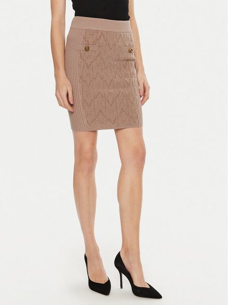 Marciano Guess Spódnica ołówkowa Hermione 4BGD01 5661Z Brązowy Slim Fit. Brązowe spódnice Marciano Guess, xl, z aplikacjami, z syntetyku, ołówkowe. Za 289.99 zł.