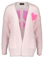 Miss goodlife Kardigan "Peace" w kolorze jasnoróżowym rozmiar: S. Różowe kardigany miss goodlife, s, bez wzorów, z wełny. Za 208.99 zł.