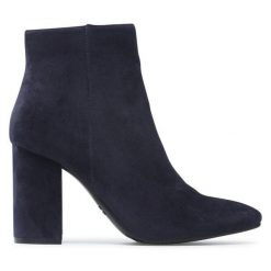 Botki Jenny Fairy. Niebieskie botki Jenny Fairy, bez wzorów, bez obcasa, na słupku, bez zapięcia. Za 119.99 zł.