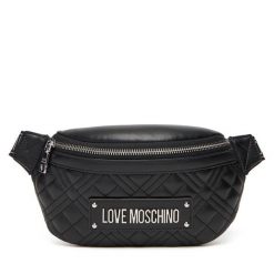 Saszetka nerka LOVE MOSCHINO. Czarne torebki klasyczne Love Moschino, bez wzorów, bez dodatków. Za 689.99 zł.