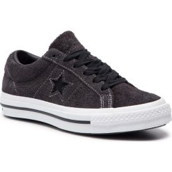 Tenisówki CONVERSE - One Star Ox C163247 Almost Black/Black/White. Szare trampki Converse, bez wzorów, z gumy, bez zapięcia. W wyprzedaży za 249.00 zł.