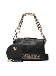 Steve Madden Torebka Bminiroy SM13001086-BLK Czarny. Czarne torebki klasyczne Steve Madden, bez wzorów, ze skóry, bez dodatków. Za 349.99 zł.