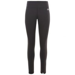 Trespass Vivien - damskie legginsy sportowe czarne. Czarne legginsy Trespass, bez wzorów, z elastanu, długie. Za 121.30 zł.
