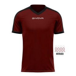 Koszulka piłkarska dla dorosłych Givova Revolution Interlock. Brązowe bluzki Givova, xs, bez wzorów, sportowe, bez kołnierzyka, bez ramiączek. Za 122.99 zł.