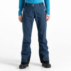 Damskie Spodnie Narciarskie Wodoodporne Z Szelkami Effused II. Niebieskie spodnie narciarskie Dare 2b, s, bez wzorów, z materiału, narciarskie. Za 168.99 zł.