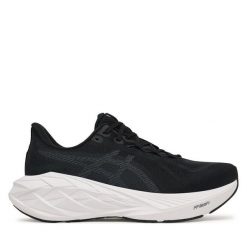 Buty do biegania Asics. Czarne obuwie sportowe Asics, bez zapięcia, do biegania. Za 569.99 zł.