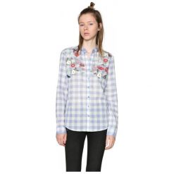 Desigual Koszula Damska Cabaceira Xs Niebieski. Koszule Desigual. W wyprzedaży za 255.00 zł.