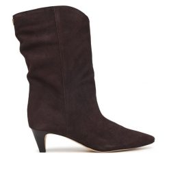Kozaki MICHAEL Michael Kors. Brązowe kozaki MICHAEL Michael Kors, bez obcasa, na szpilce, bez zapięcia. Za 1,129.00 zł.