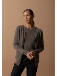 Perfect Cashmere Kaszmirowy kardigan "Amy" w kolorze brązowym rozmiar: L. Brązowe kardigany Perfect Cashmere, l, bez wzorów, z kaszmiru. Za 347.99 zł.