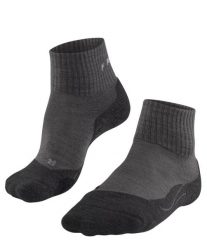Krótkie skarpety damskie Falke Tk5 Cool. Szare skarpety Falke, bez wzorów, z materiału. Za 164.50 zł.